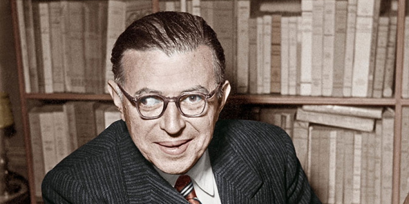 O filósofo Jean-Paul Sartre (Reprodução)